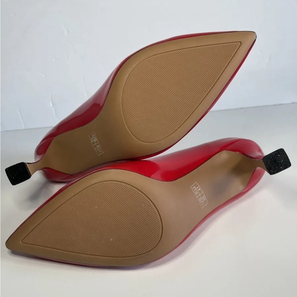 Skysterry Red Patent Pointed Spool Heel, Women’s Size 10/ EU 41, New - Picture 5 of 7